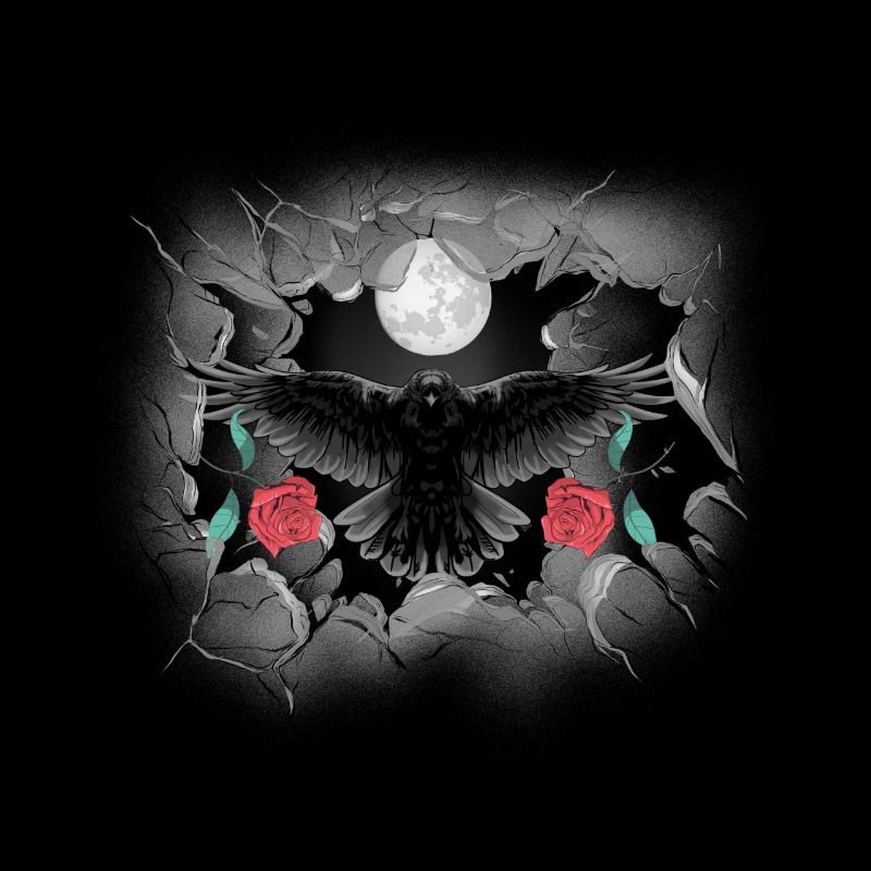 Halloween raven crow ravens crows mystical