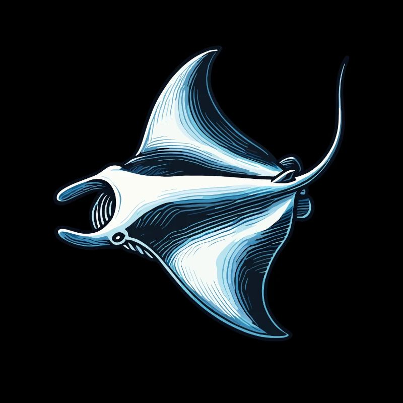 Mantarochen Großer Manta Meeresbewohner
