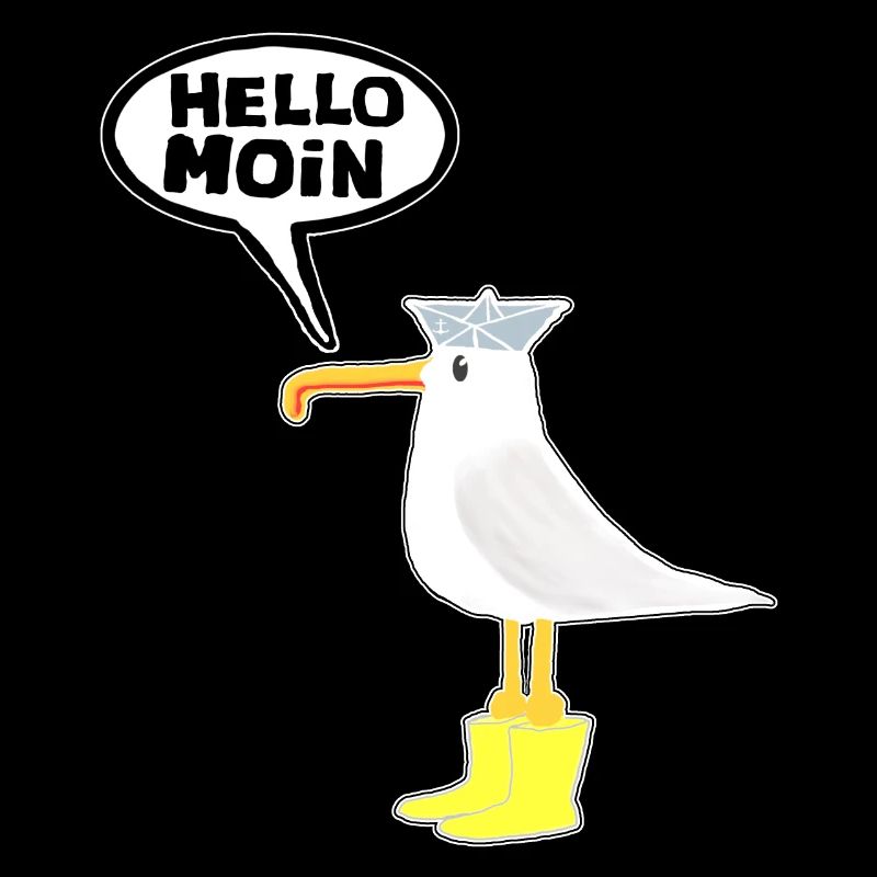 Hello Seagull Rubber Boots Hello Moin