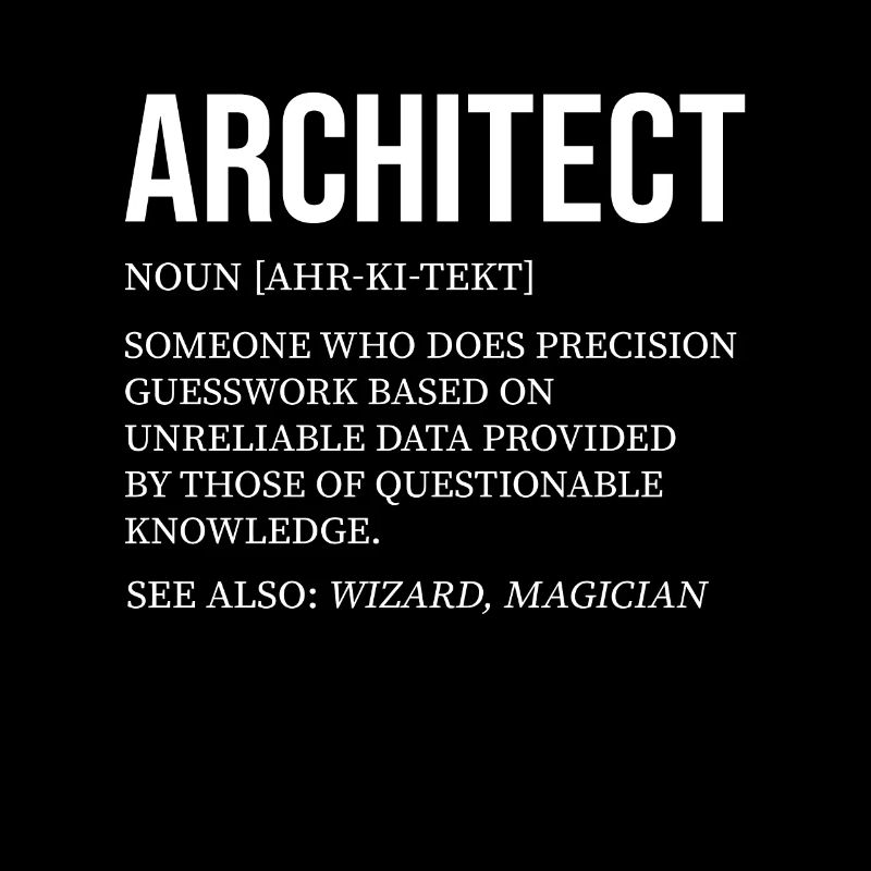 Architect: Precise guesses, unreliable
