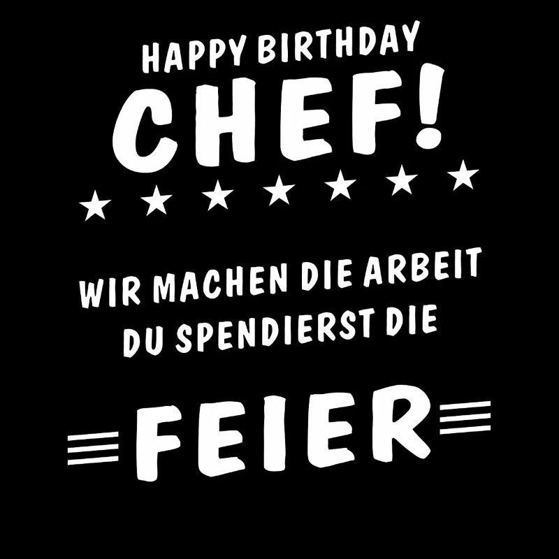 JOYEUX ANNIVERSAIRE CHEF
