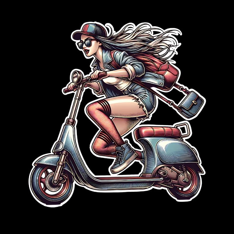 Motorroller Mofa Moped Roller