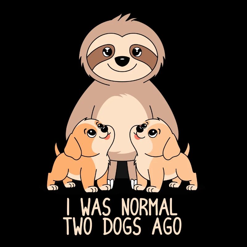 J’étais normal devant deux chiens - Drôle de paresseux