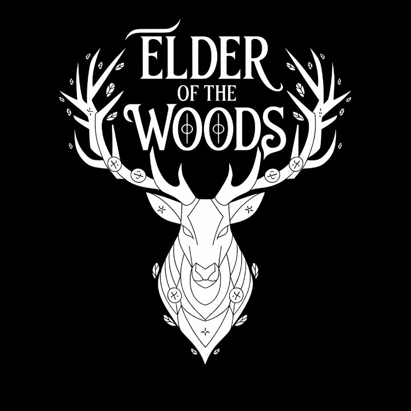 Ältester Der Wälder Hirschgeweih Kunst