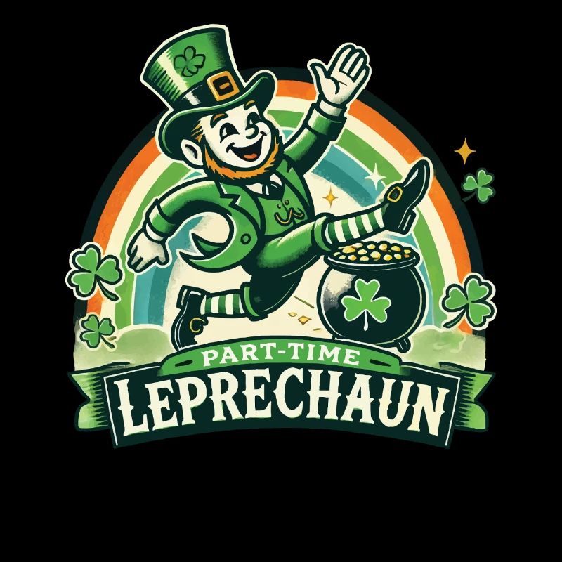 Leprechaun à temps partiel de la Saint-Patrick