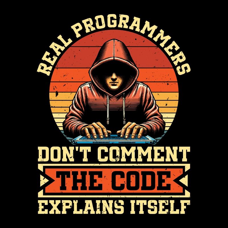 Codeur Les vrais programmeurs ne commentent pas le développeur Web
