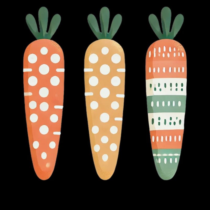 Cute Carrot Pattern Easter Joy