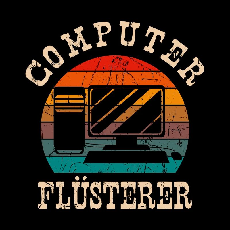 Computer Flüsterer Retro Gamer Nerd Programmierer