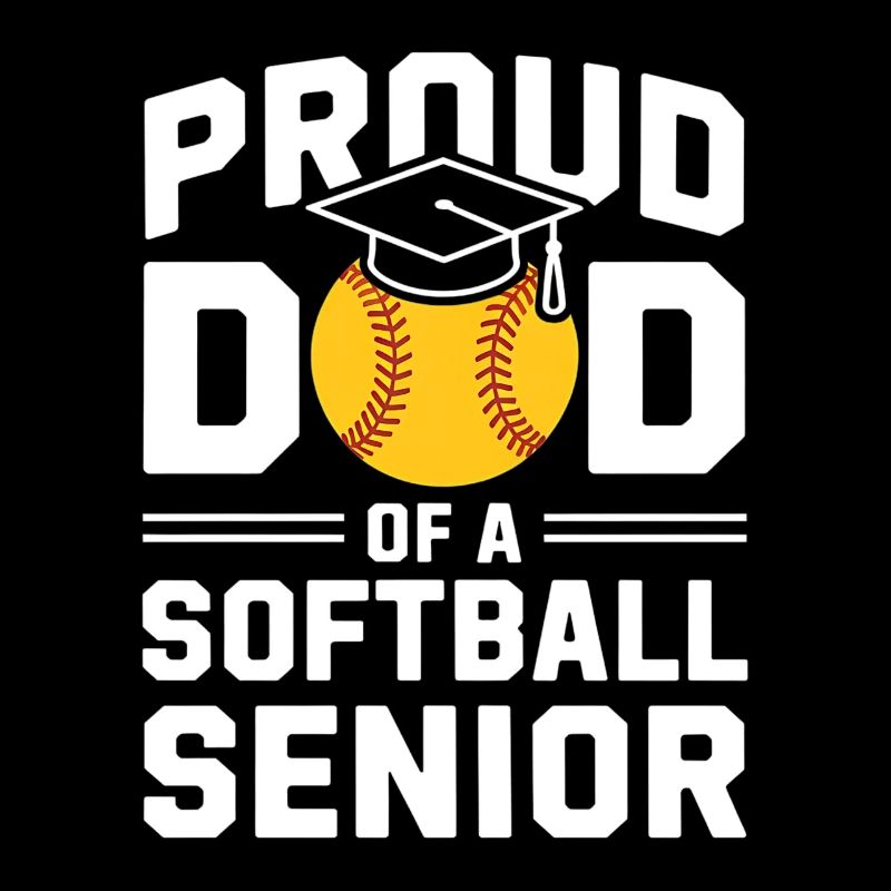 Fier diplômé de l’école secondaire Softball Dad