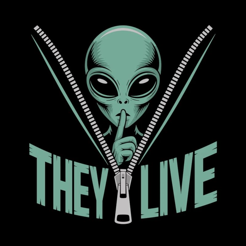 Extraterrestre dans une fermeture éclair – ils sont vivants