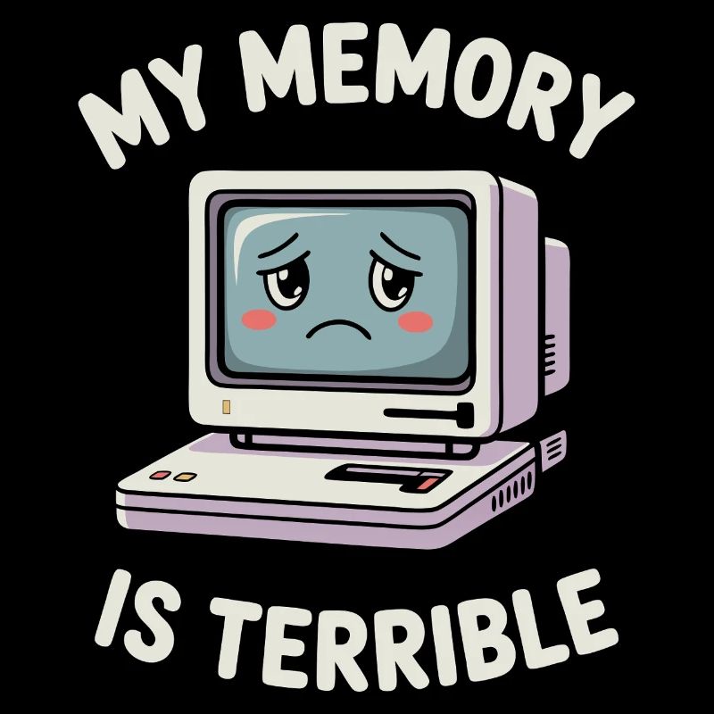 My Memory Is Terrible Funny Computer Funny Coding