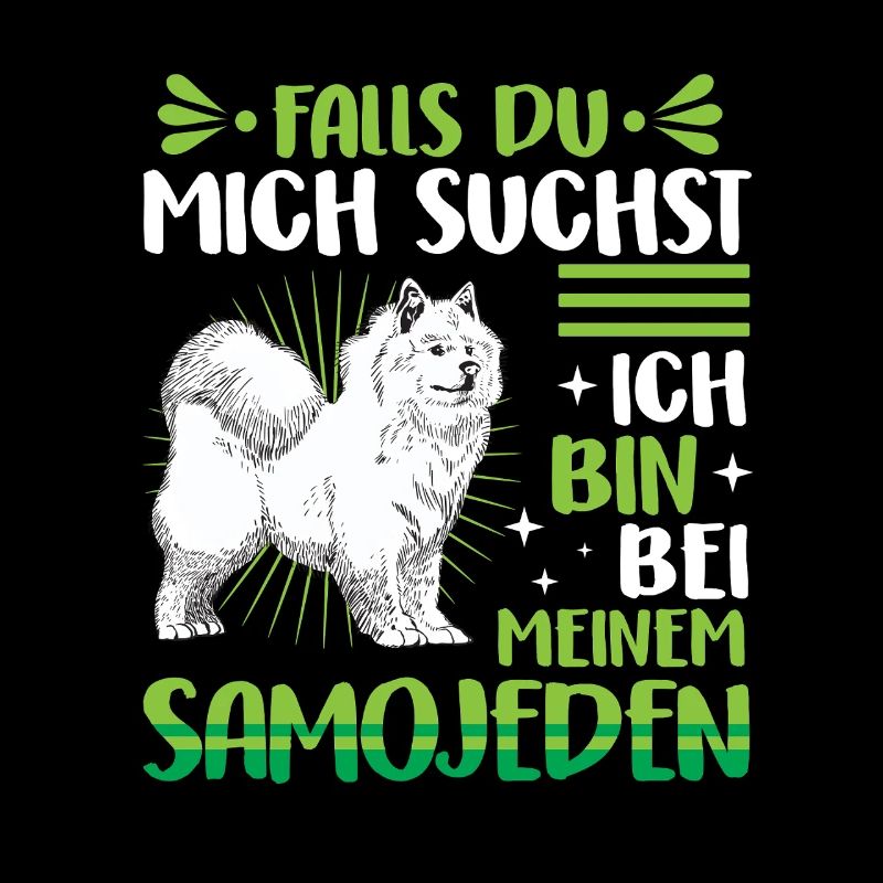 Samoyed Me Looking Sled Dog