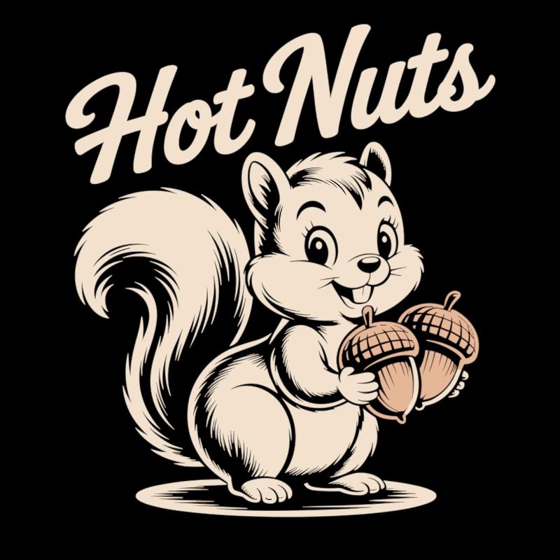 Freches Eichhörnchen - Hot Nuts Shirt