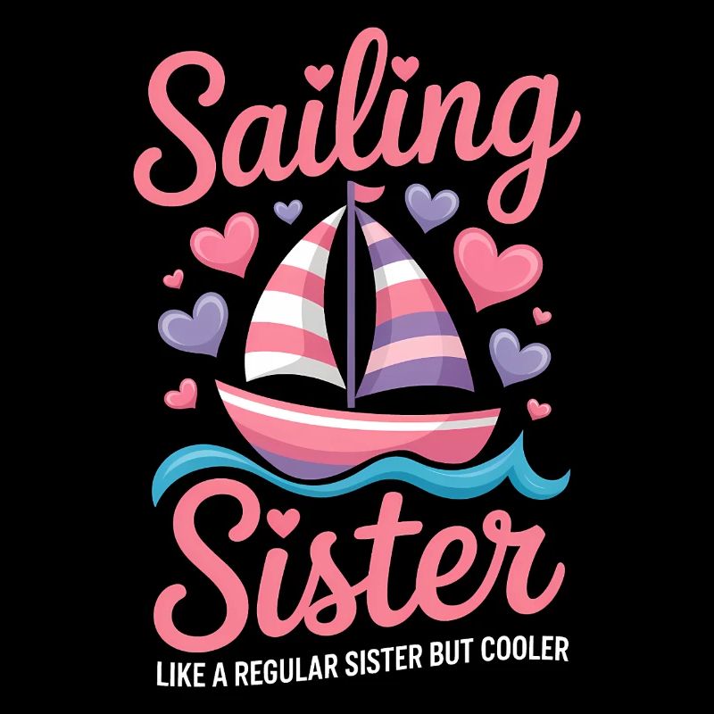 Sailing Saying Sister Sailor Sailing Gift