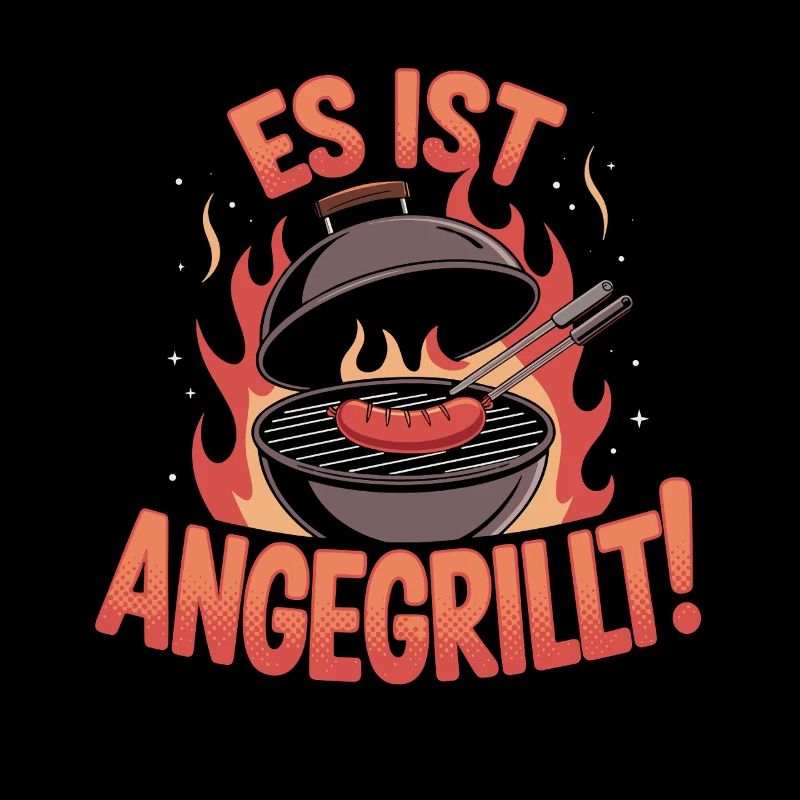 It's grilled BBQ fun grilling fire