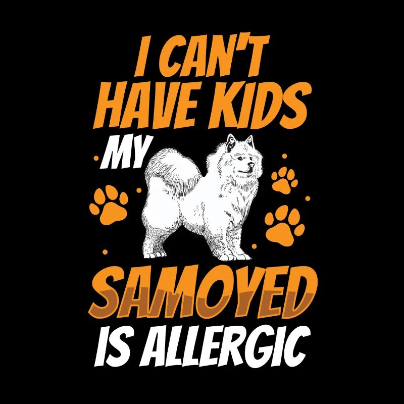 Samoyed is allergic sled dog