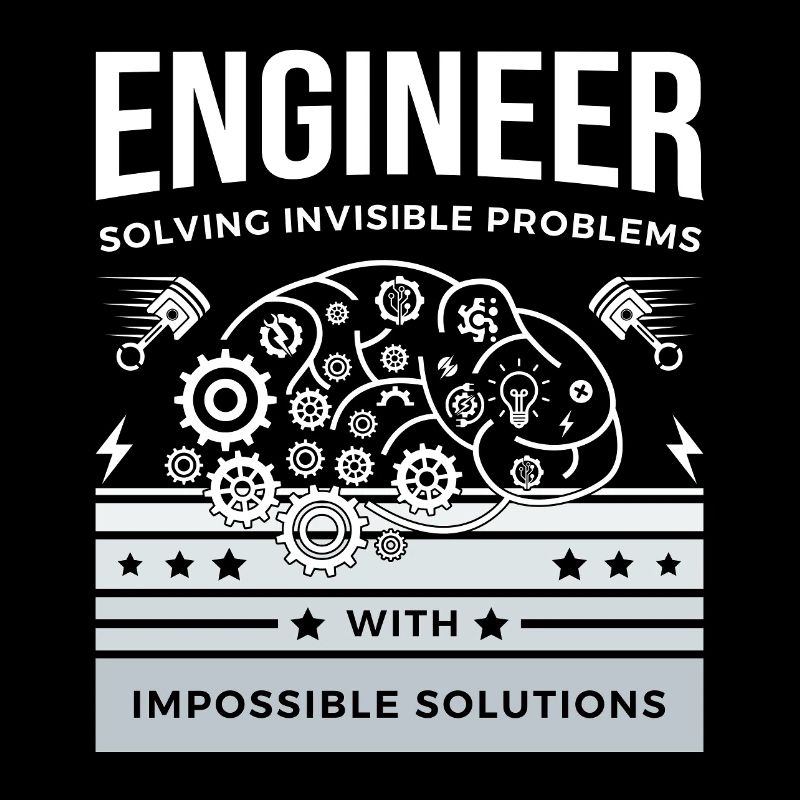 ENGINEER – Solving Invisible Problems T-Shirt