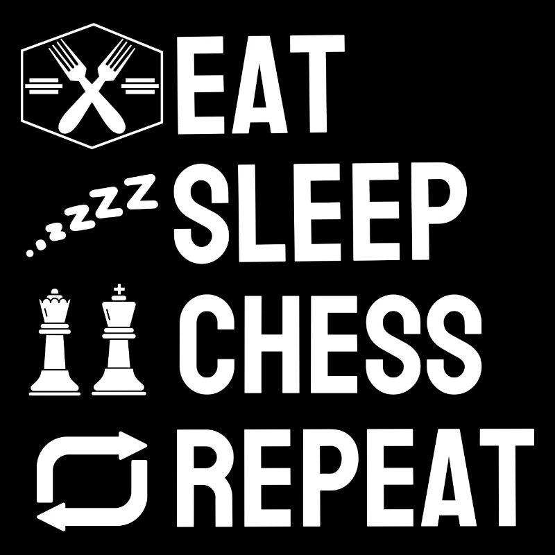 Chess Player Board Game Funny Gift Chess