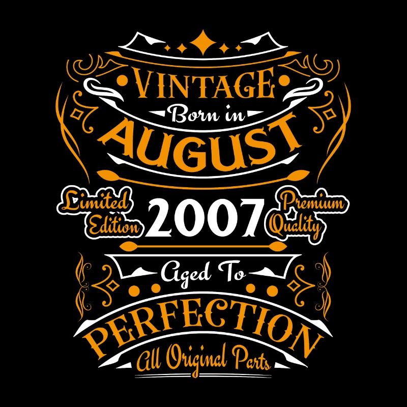 August 2007 - Geburtstag im August Geschenk