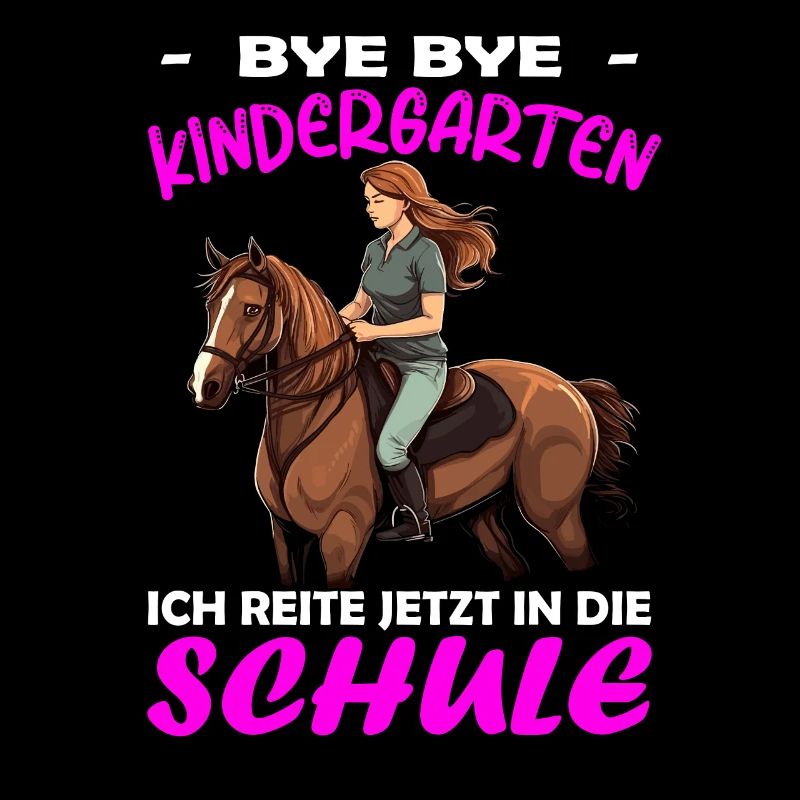Bye Kindergarten | Schulanfang Einschulung Mädchen