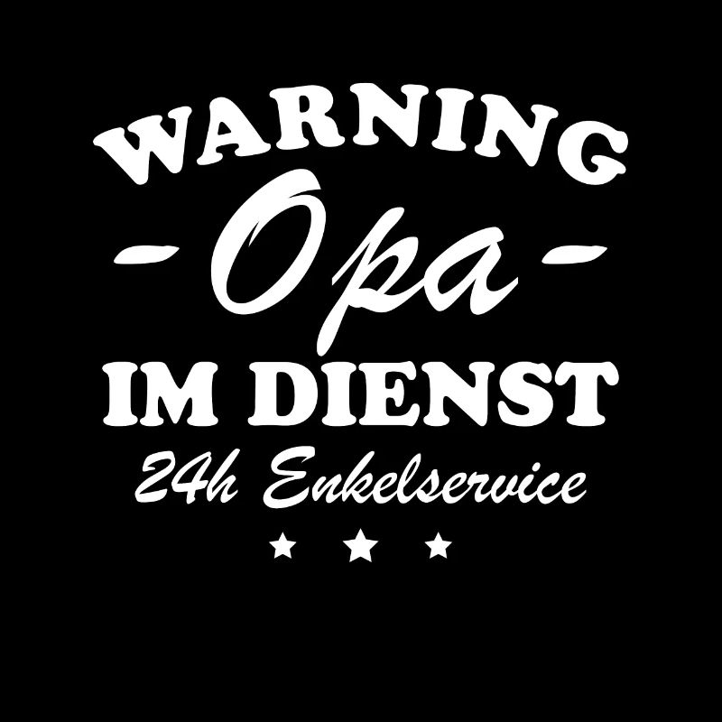 Opa im Dienst Geschenkidee