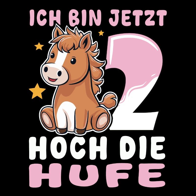 Ich bin jetzt 2 Hoch die Hufe | Pferde Mädchen