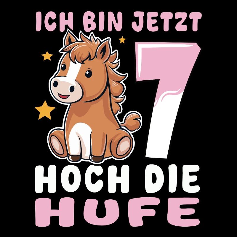 Ich bin jetzt 7 Hoch die Hufe | Pferde Mädchen