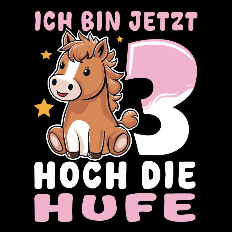 Ich bin jetzt 3 Hoch die Hufe | Pferde Mädchen