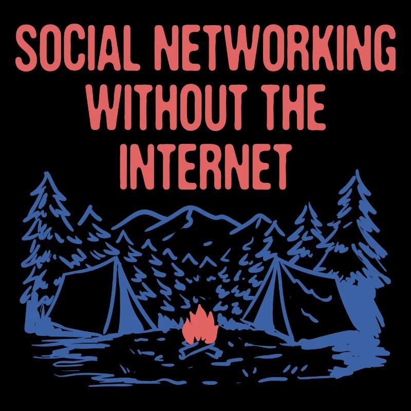 Networking Without Internet Camping Friends