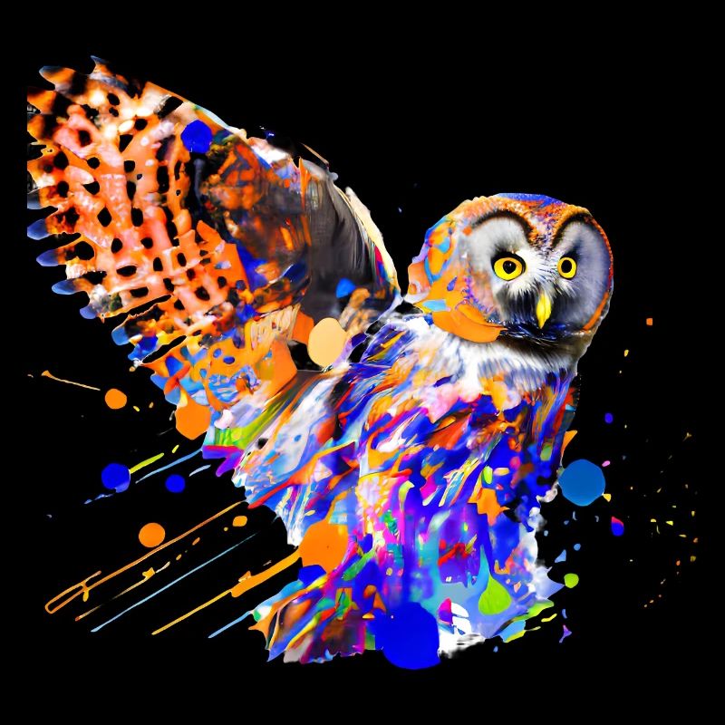 Bunte Eule