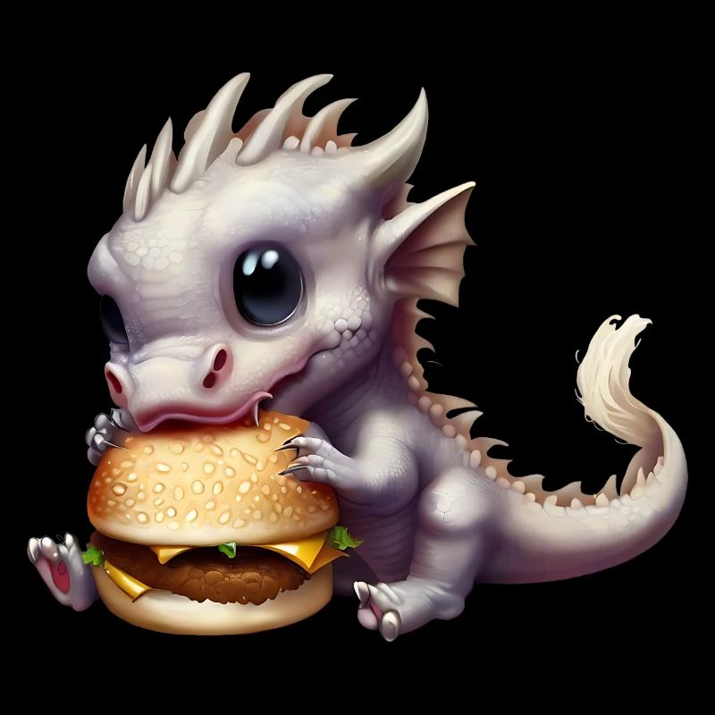Cheeseburger Drache