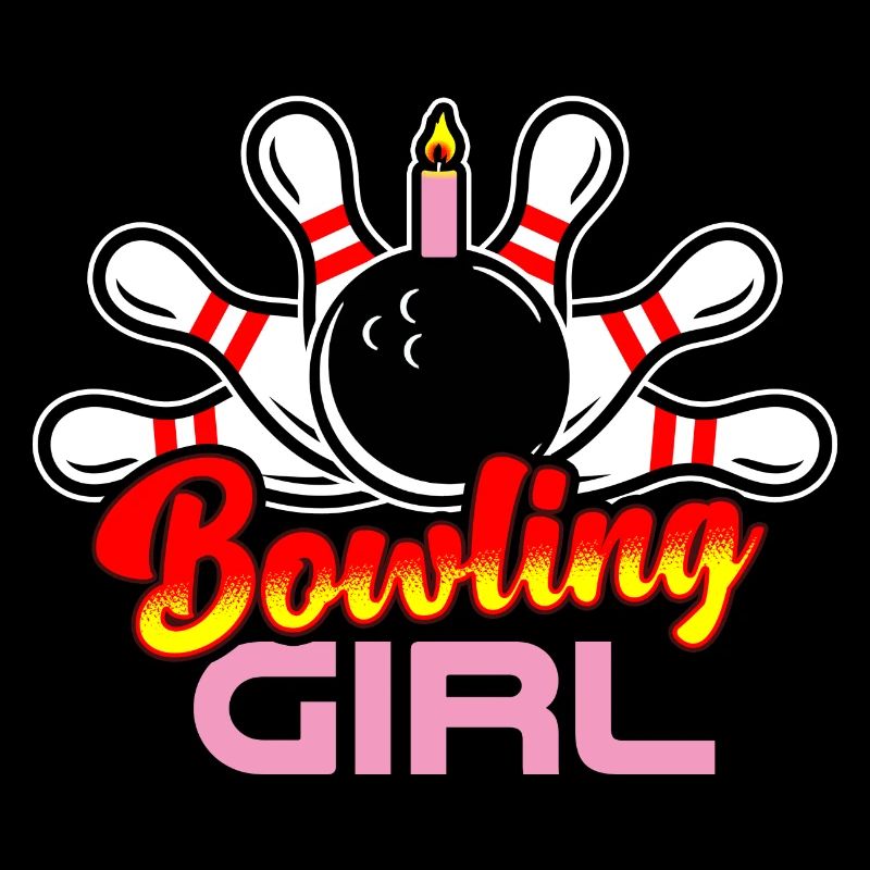 Bowling Mädchen Geburtstagsfeier