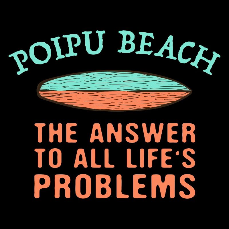 Poipu Beach Réponse à tous les problèmes de la vie Surf