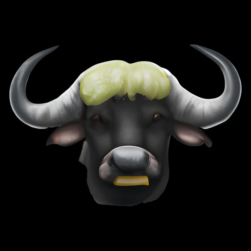 Buffle mignon dessiné