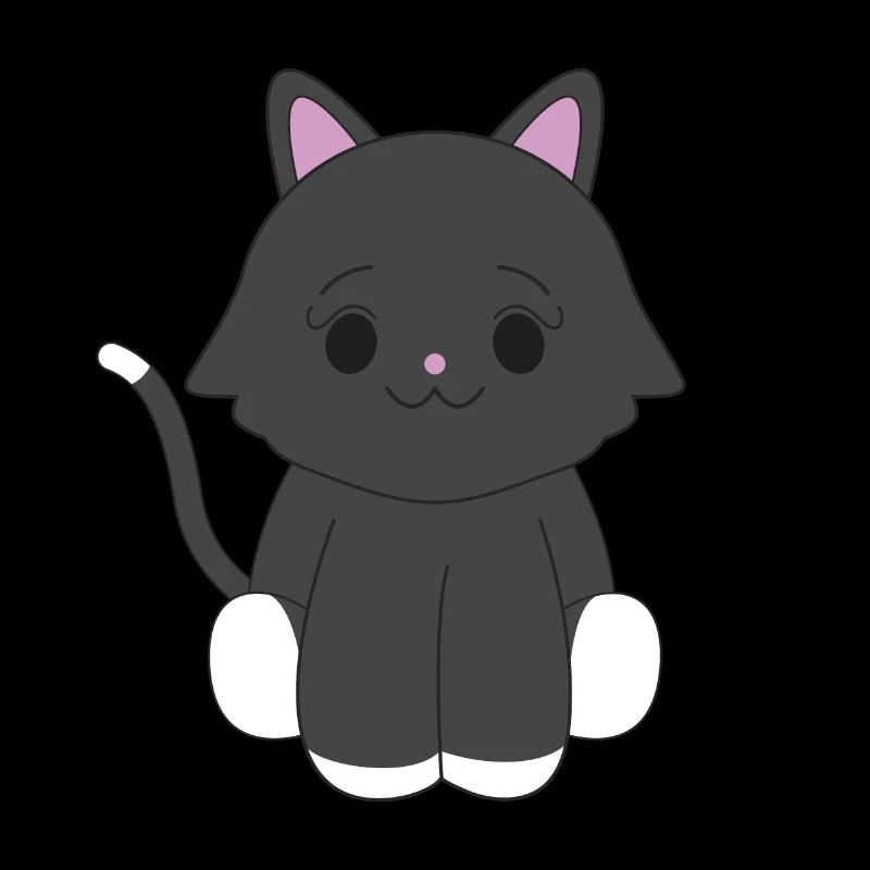 Schwarze Katze