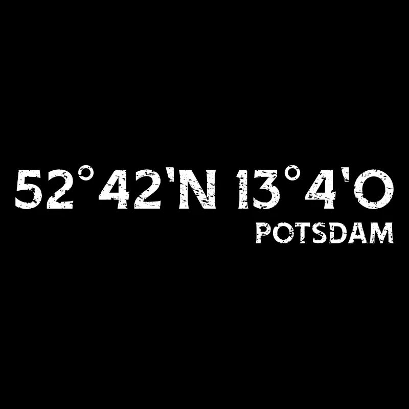 Potsdam Coordinates Souvenir Gift