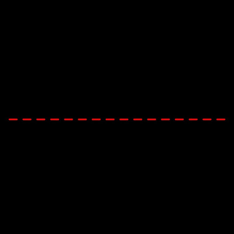 Ligne pointillée