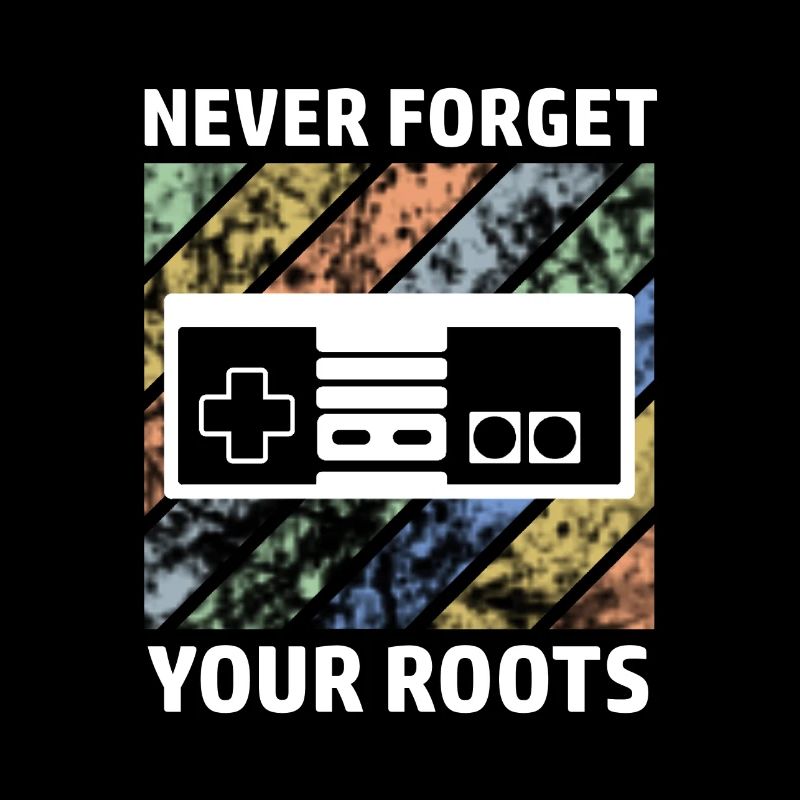 Gamer Controller Retrogamer Spruch