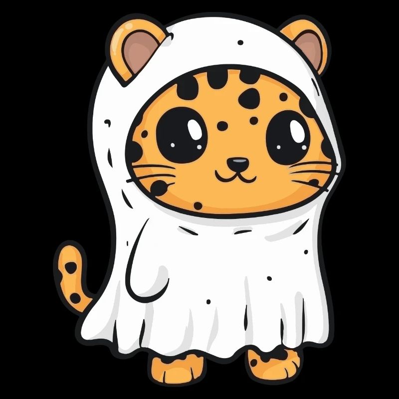 Leopard Halloween Lustig Geist