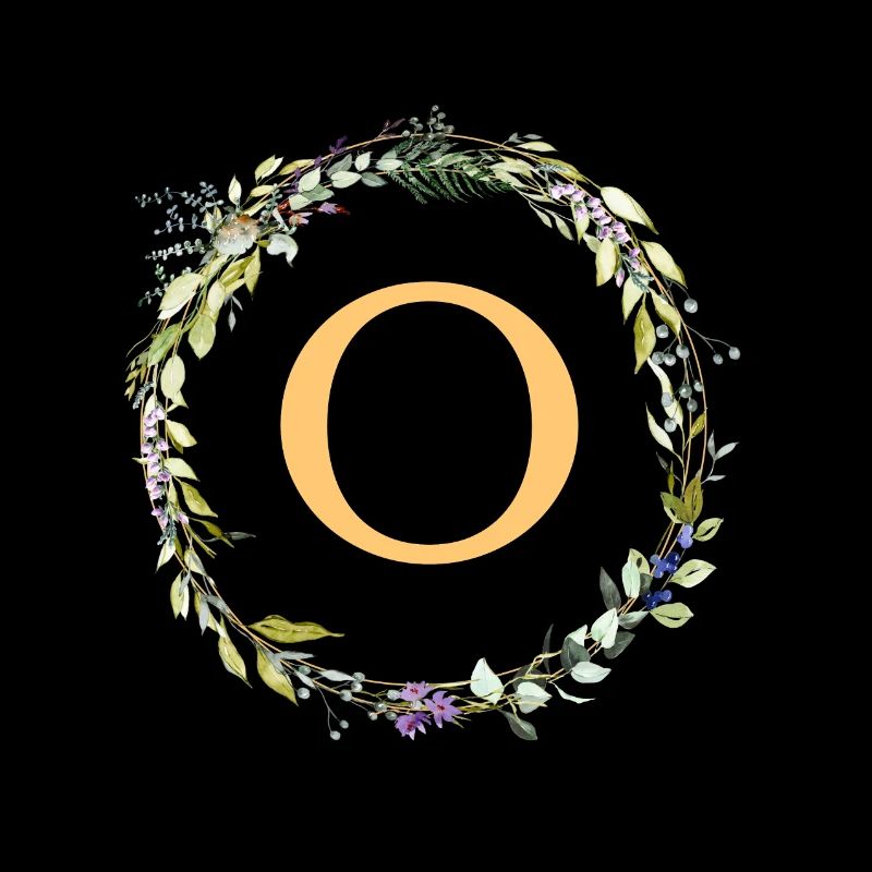 O Monogramm Eukalyptus-Kranz