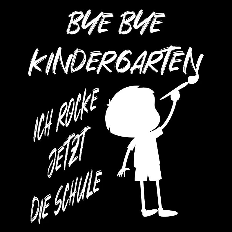 Bye Bye Kindergarten Einschulung Schule