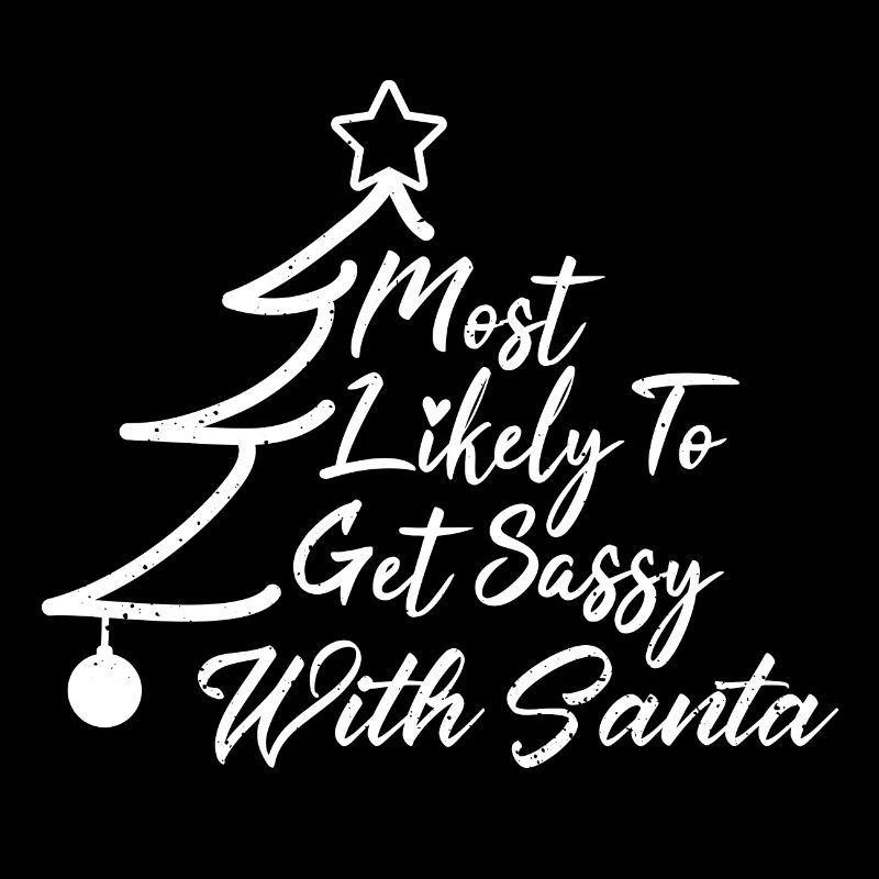Am wahrscheinlichsten mit dem Weihnachtsmann frech werden