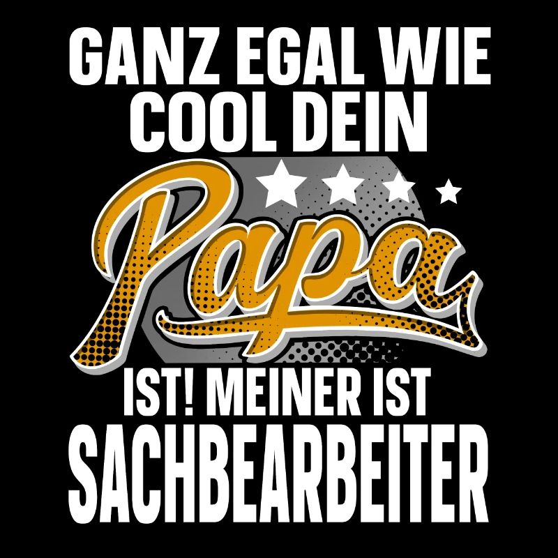 Sachbearbeiter Papa Vater Vatertag Cooler Papa