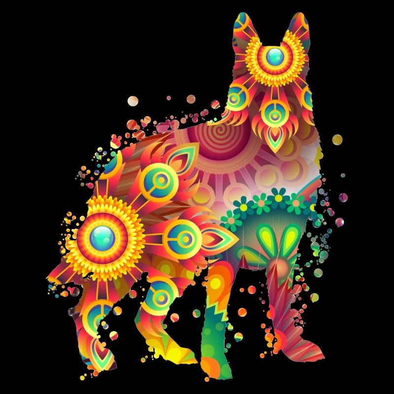 German Sheperd Deutscher Schäferhund Hundedesign