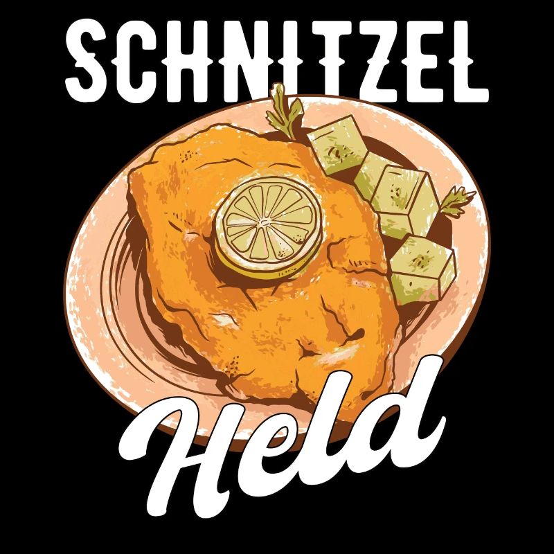 Schnitzel Held Fleisch Geschenk