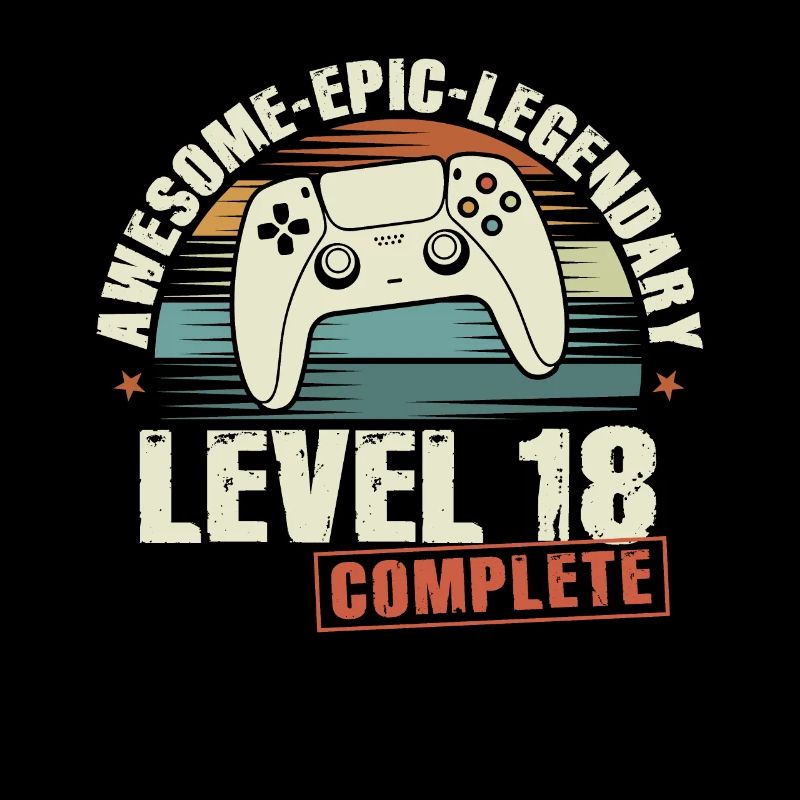 Level 18 Complete 18th Birthday Gift
