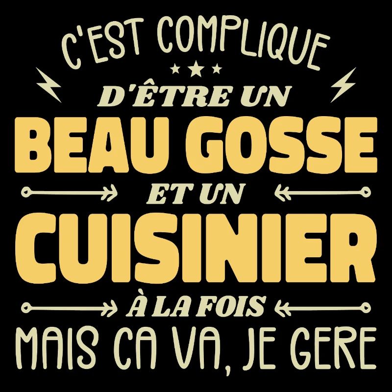 Schöner Mann Koch