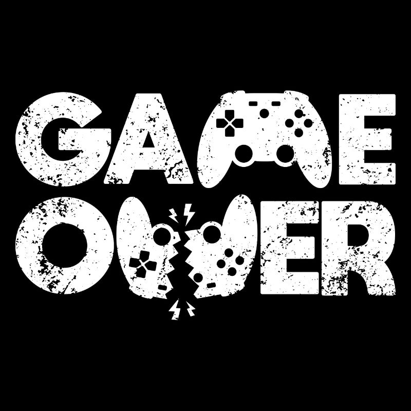 Game Over Gamepad Gaming Zocker Gamer Controller