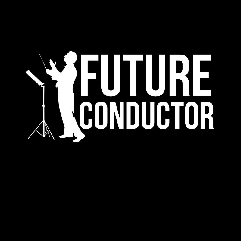 Zukünftiger Dirigent beim Dirigieren