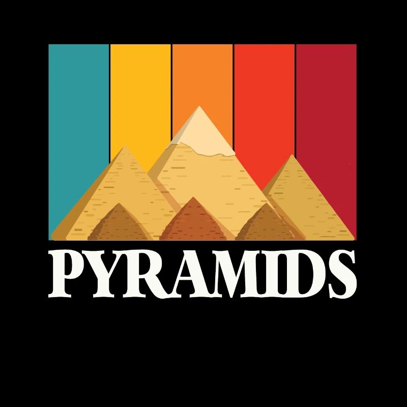 Pyramids Giza Egypt Retro Sphinx